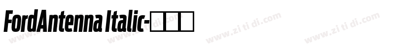 FordAntenna Italic字体转换